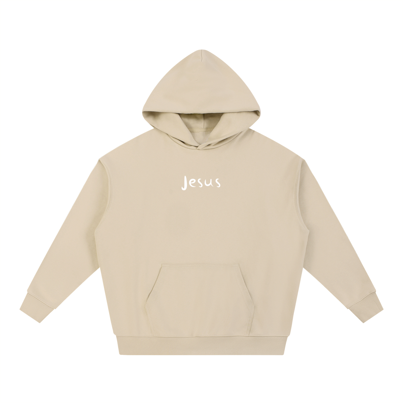 Jesus no Regrets hoodie white